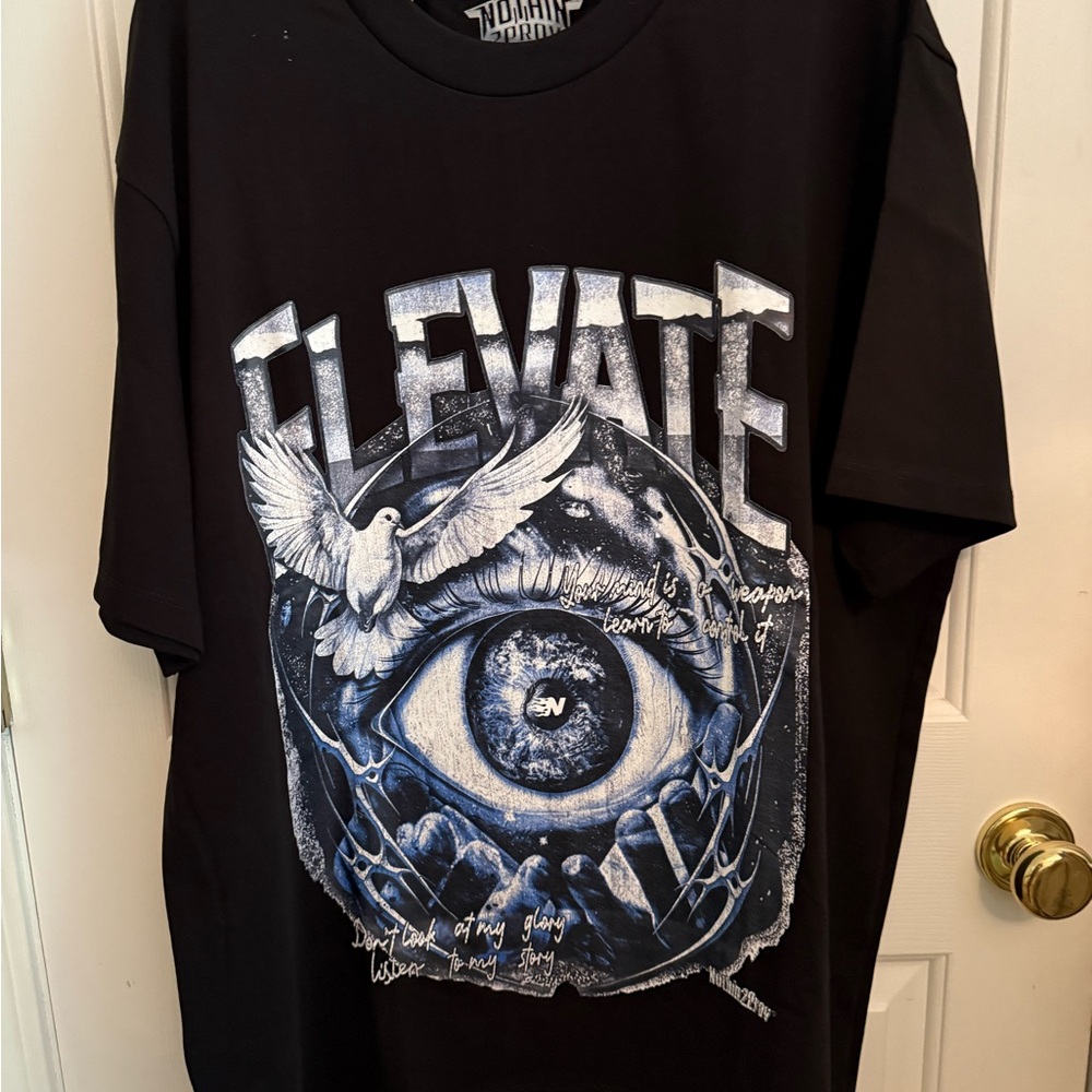 📦 Nothin 2 prov Elevate Black Eye Graphic Short Sleeve Tee *NEW WITH TAGS*